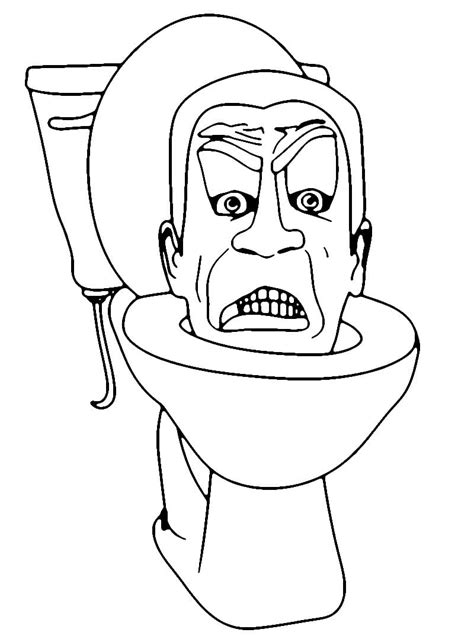Titan Tv Man From Skibidi Toilet – Coloring Pages and Books in .